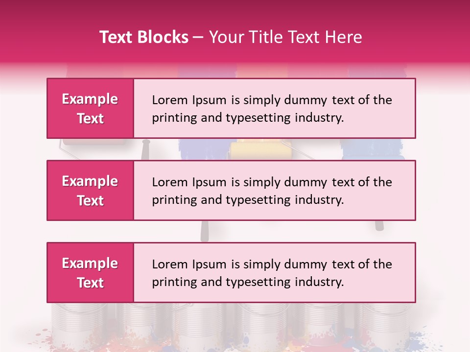 Object Work Pot PowerPoint Template