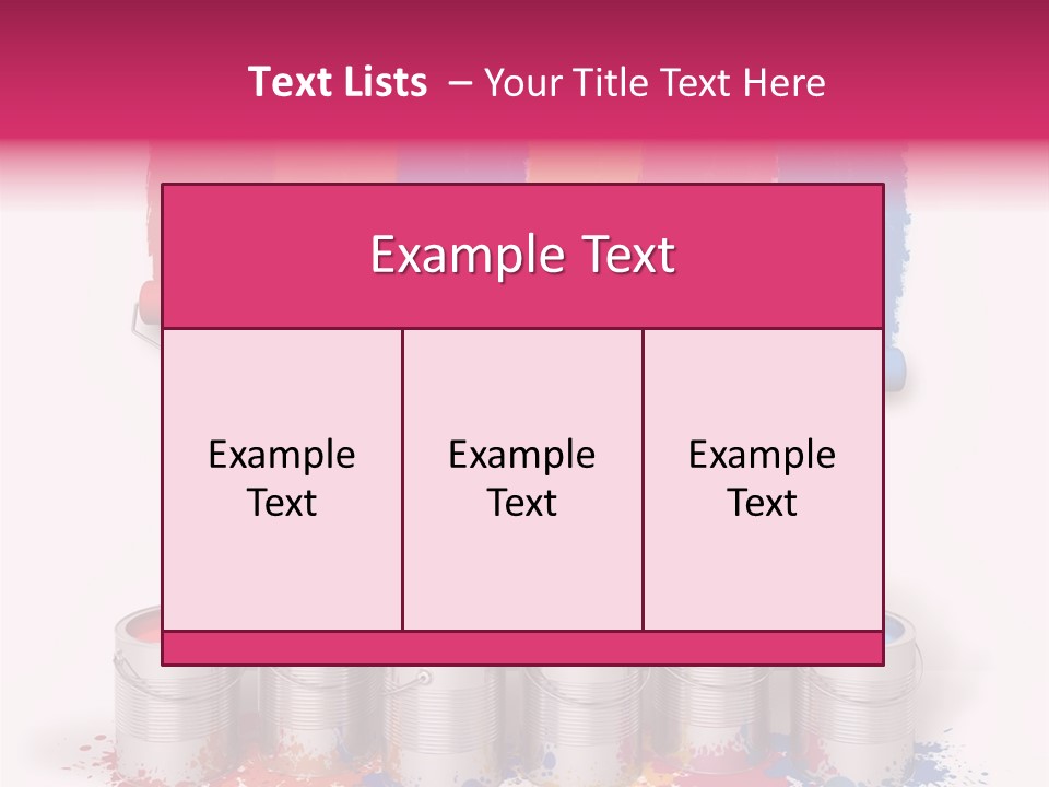 Object Work Pot PowerPoint Template