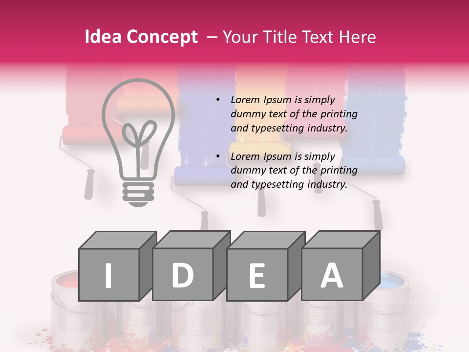 Object Work Pot PowerPoint Template