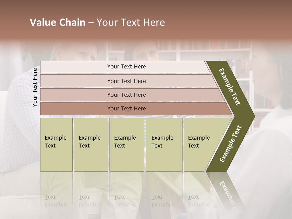 A Man And Woman Sitting On A Couch Talking To Each Other PowerPoint Template