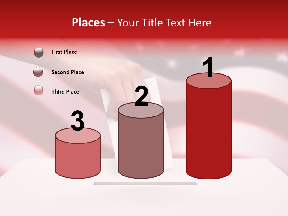 Election Female Man PowerPoint Template