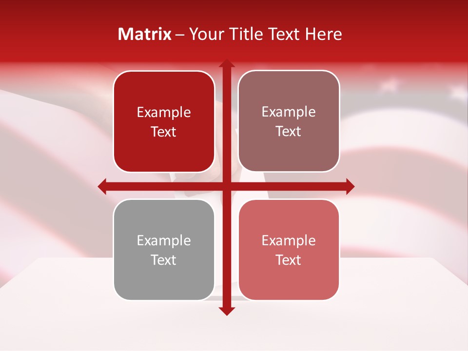 Election Female Man PowerPoint Template