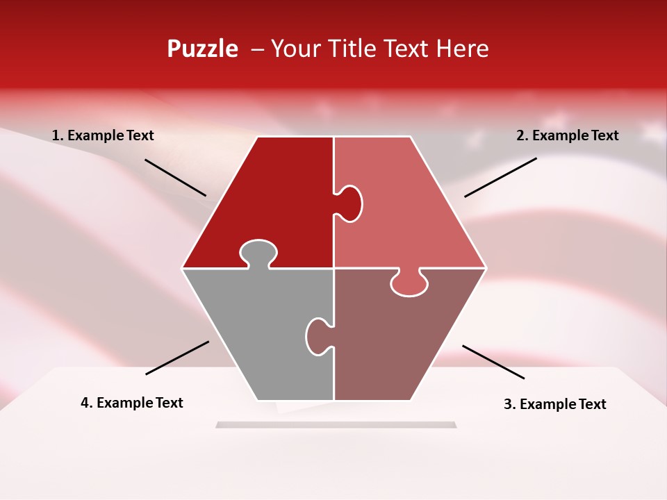 Election Female Man PowerPoint Template