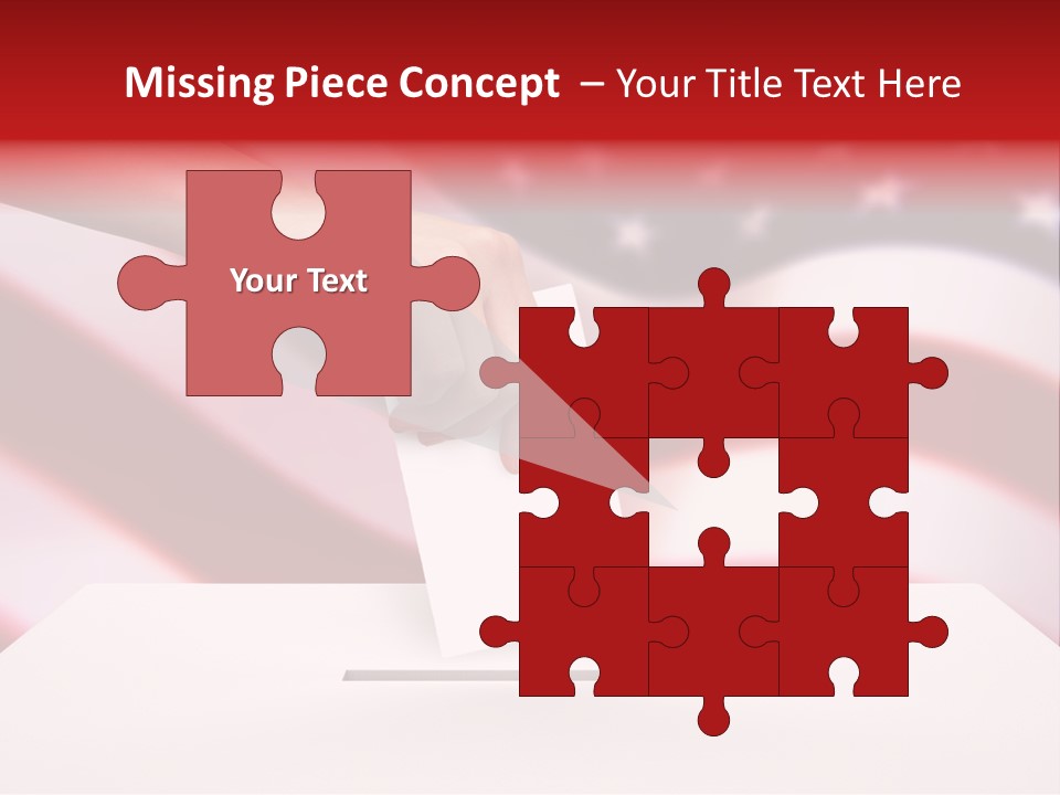 Election Female Man PowerPoint Template