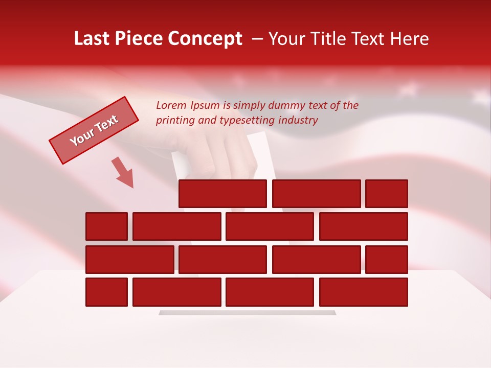 Election Female Man PowerPoint Template