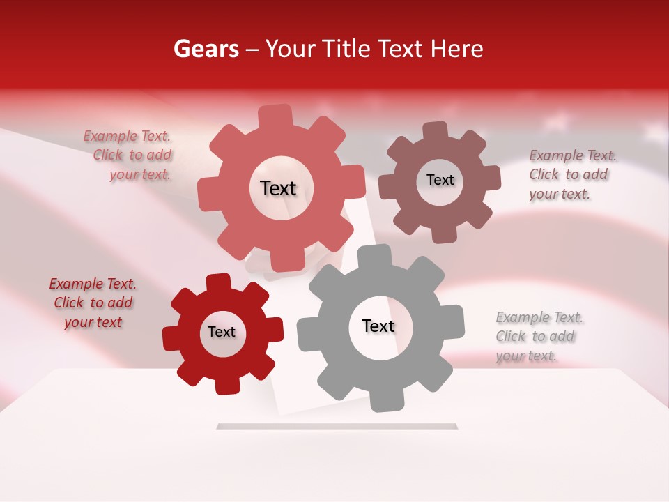 Election Female Man PowerPoint Template