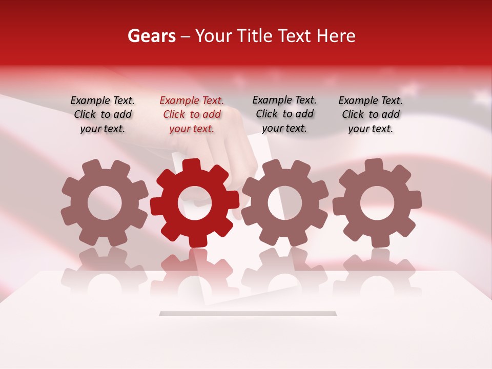 Election Female Man PowerPoint Template