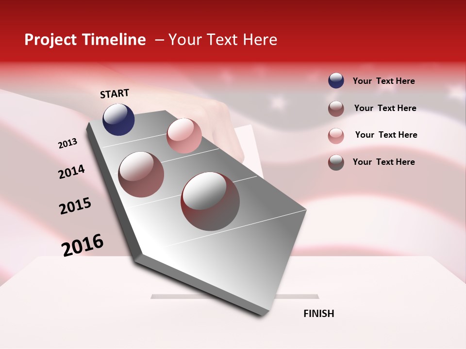 Election Female Man PowerPoint Template