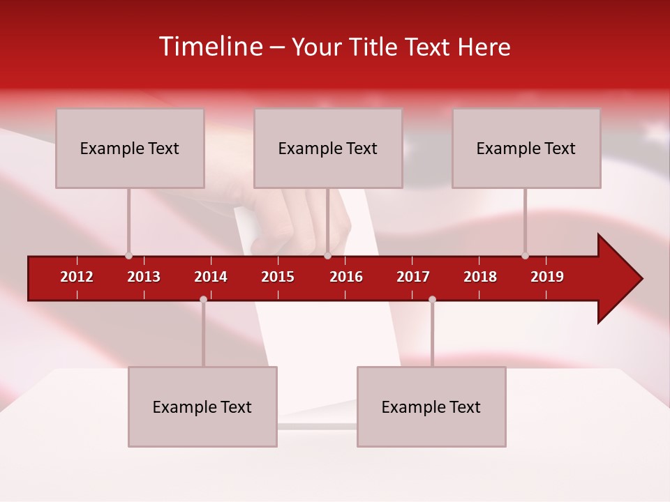 Election Female Man PowerPoint Template