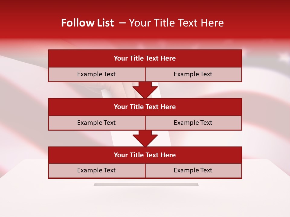 Election Female Man PowerPoint Template
