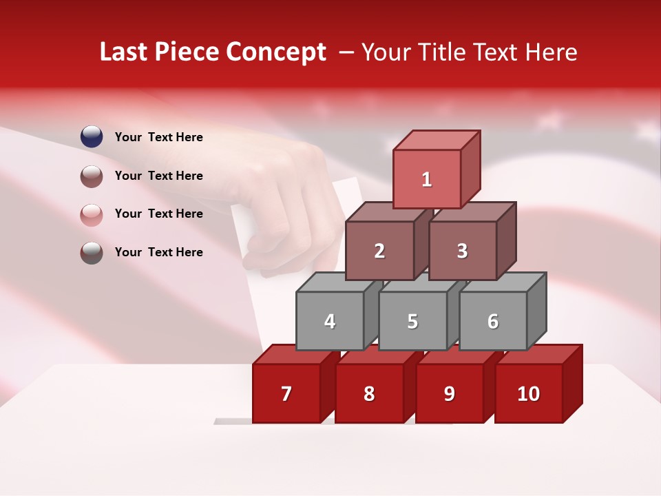 Election Female Man PowerPoint Template