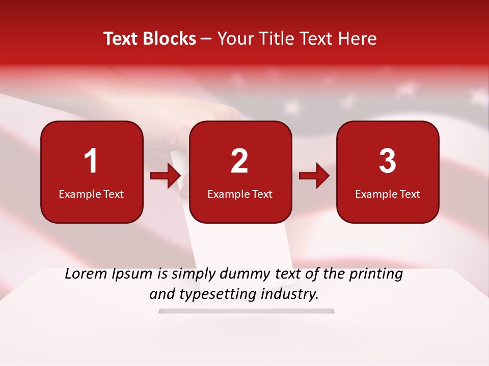 Election Female Man PowerPoint Template