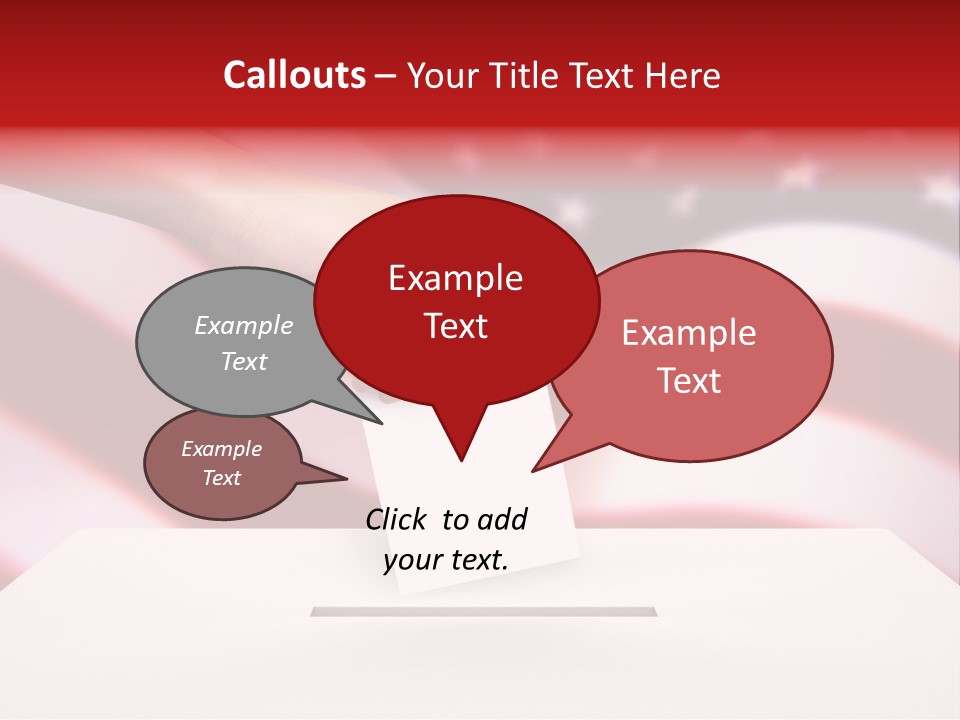 Election Female Man PowerPoint Template