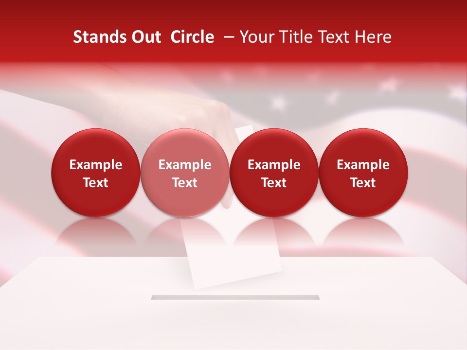 Election Female Man PowerPoint Template