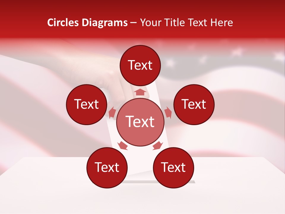 Election Female Man PowerPoint Template