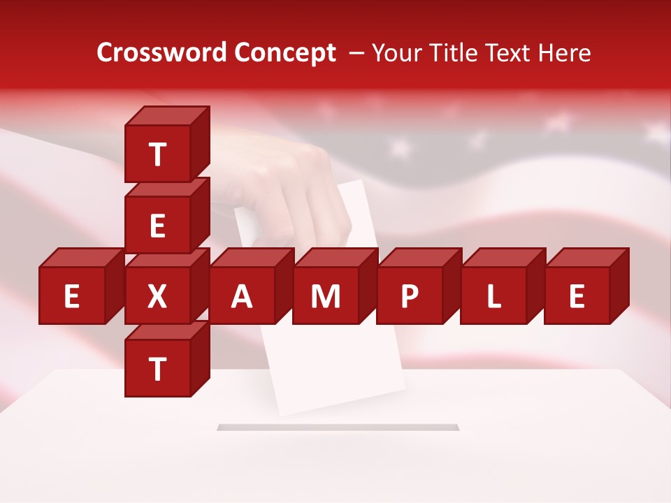 Election Female Man PowerPoint Template