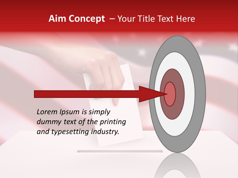 Election Female Man PowerPoint Template