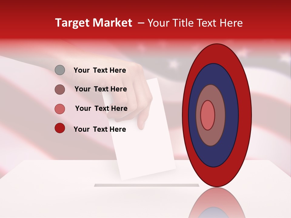 Election Female Man PowerPoint Template