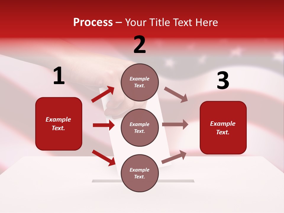 Election Female Man PowerPoint Template