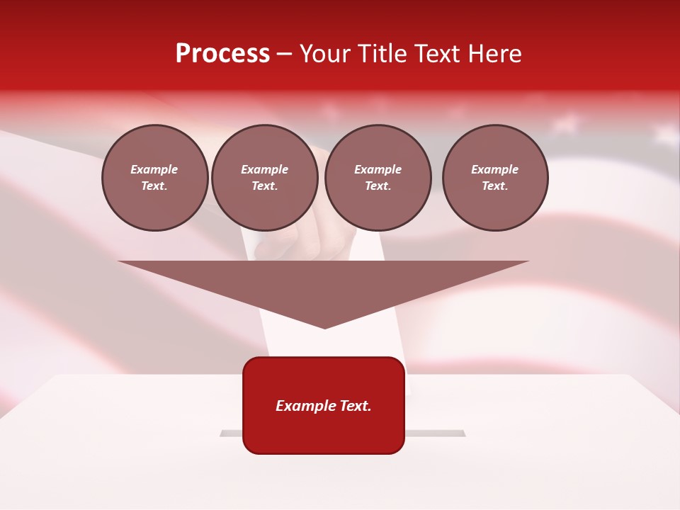 Election Female Man PowerPoint Template