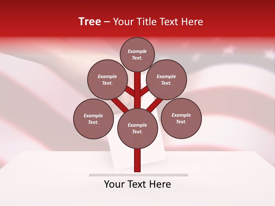 Election Female Man PowerPoint Template