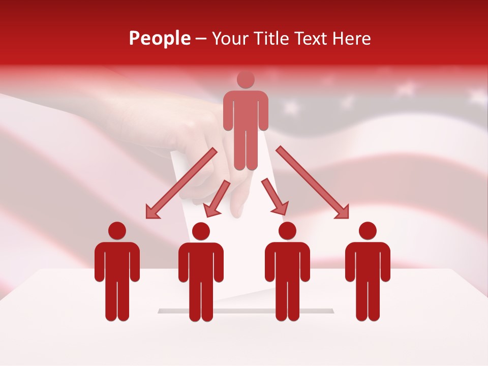 Election Female Man PowerPoint Template