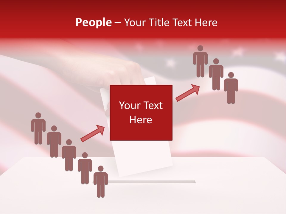 Election Female Man PowerPoint Template