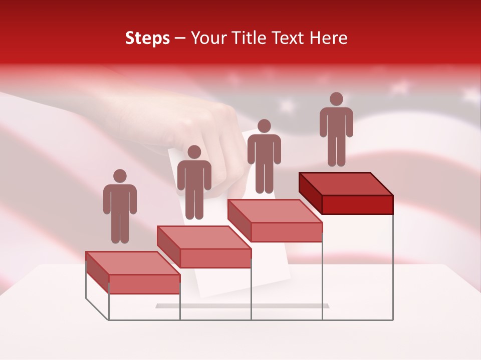 Election Female Man PowerPoint Template