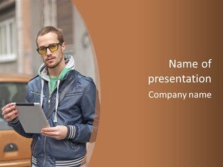 Pda Male Modern PowerPoint Template