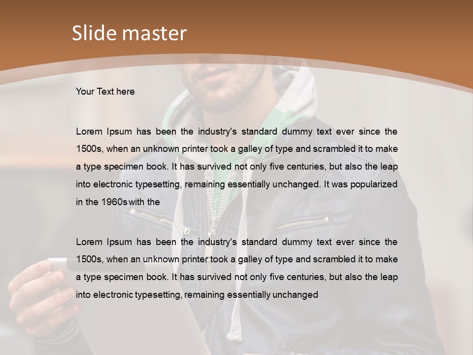 Pda Male Modern PowerPoint Template