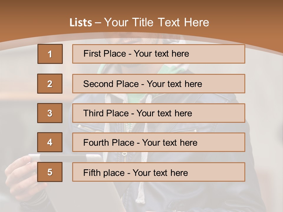 Pda Male Modern PowerPoint Template