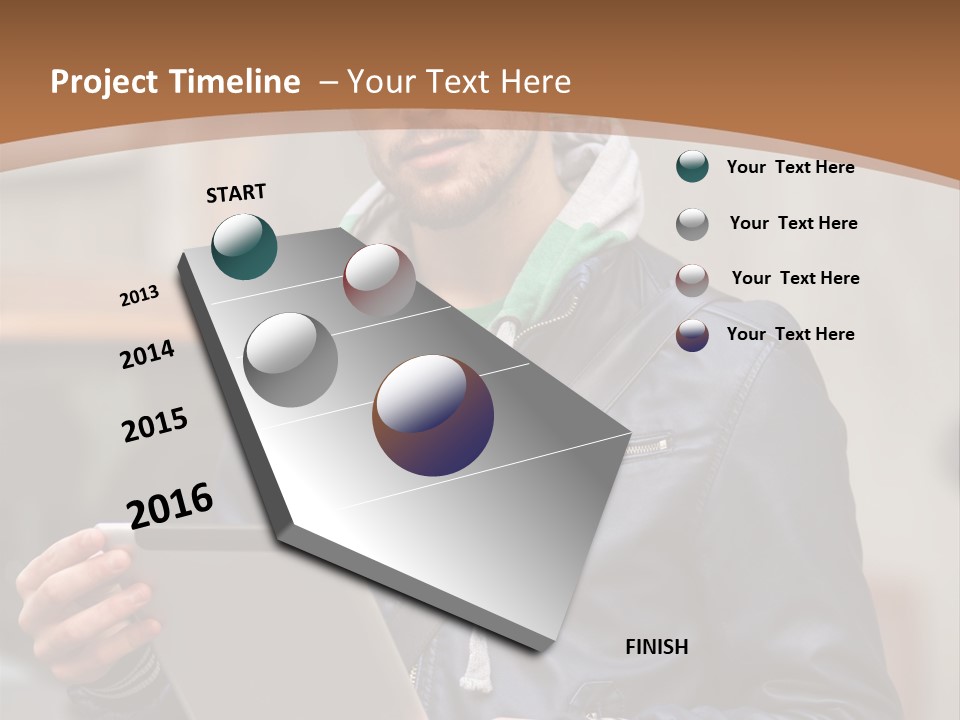 Pda Male Modern PowerPoint Template