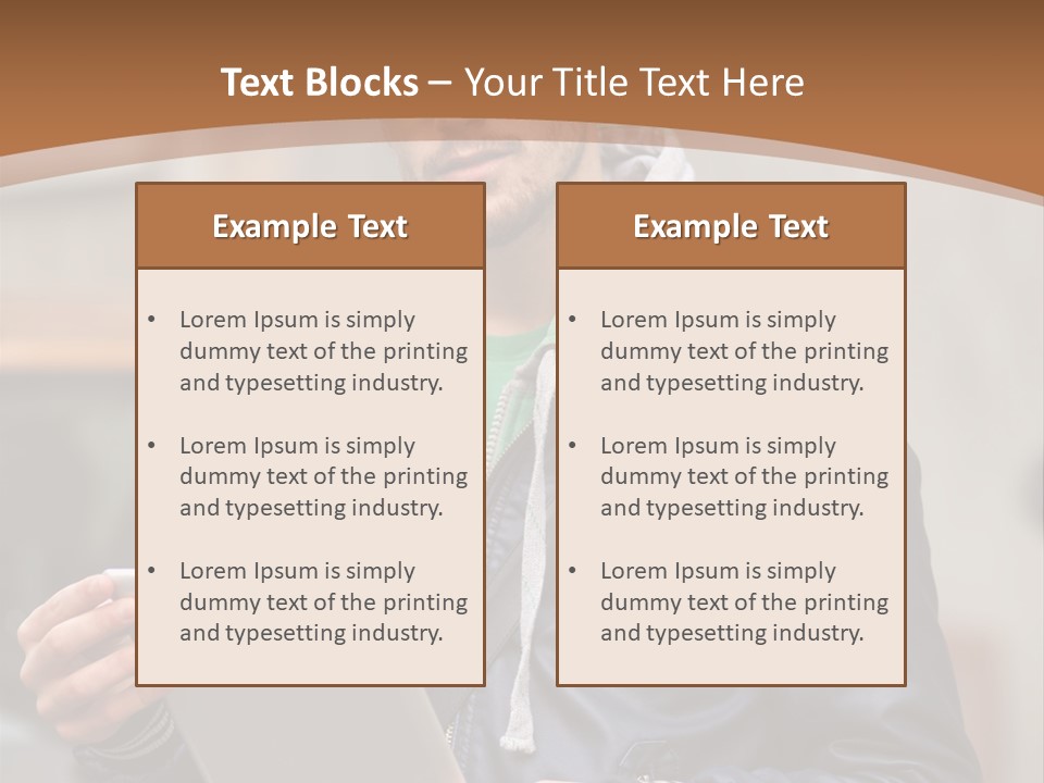 Pda Male Modern PowerPoint Template