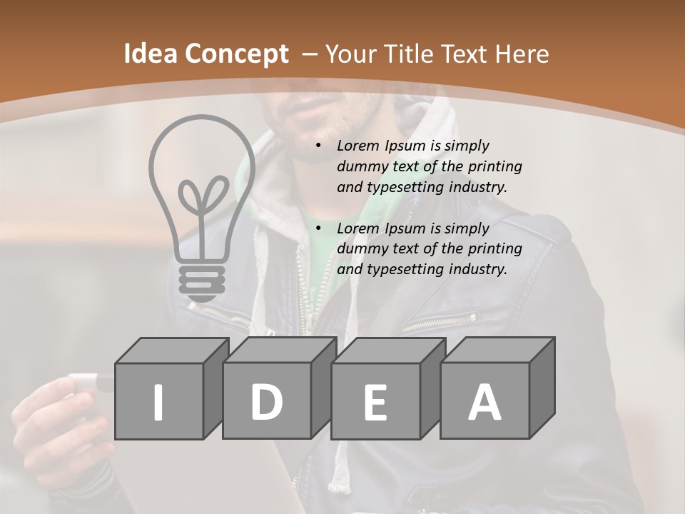 Pda Male Modern PowerPoint Template