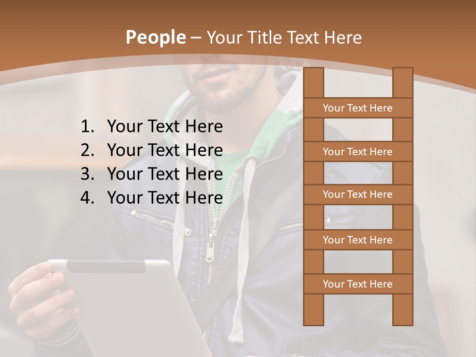 Pda Male Modern PowerPoint Template