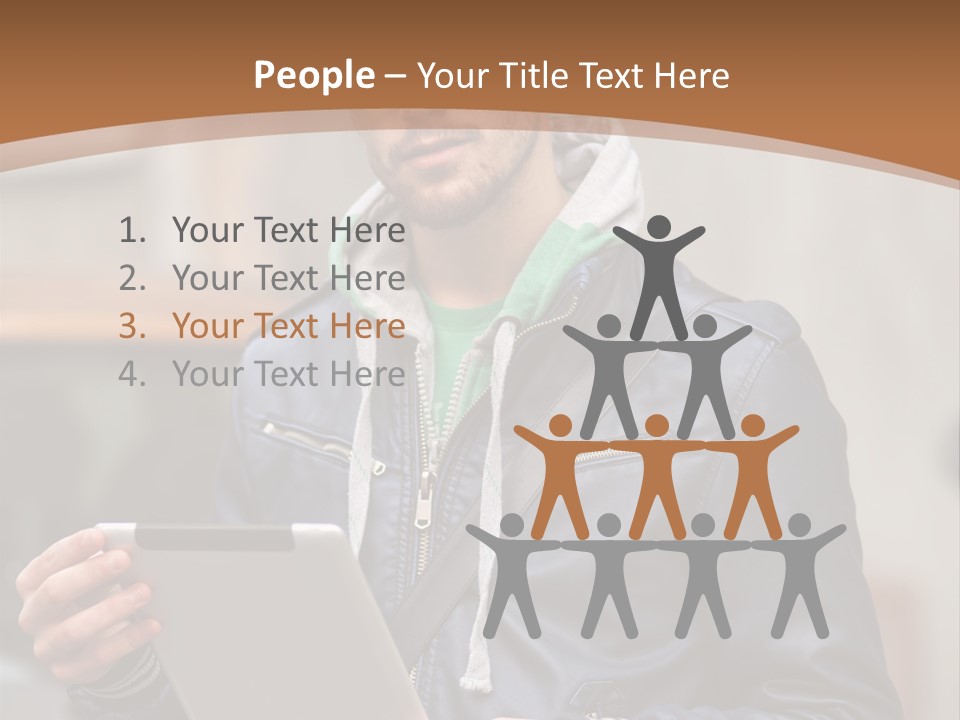 Pda Male Modern PowerPoint Template