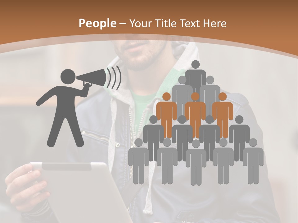 Pda Male Modern PowerPoint Template