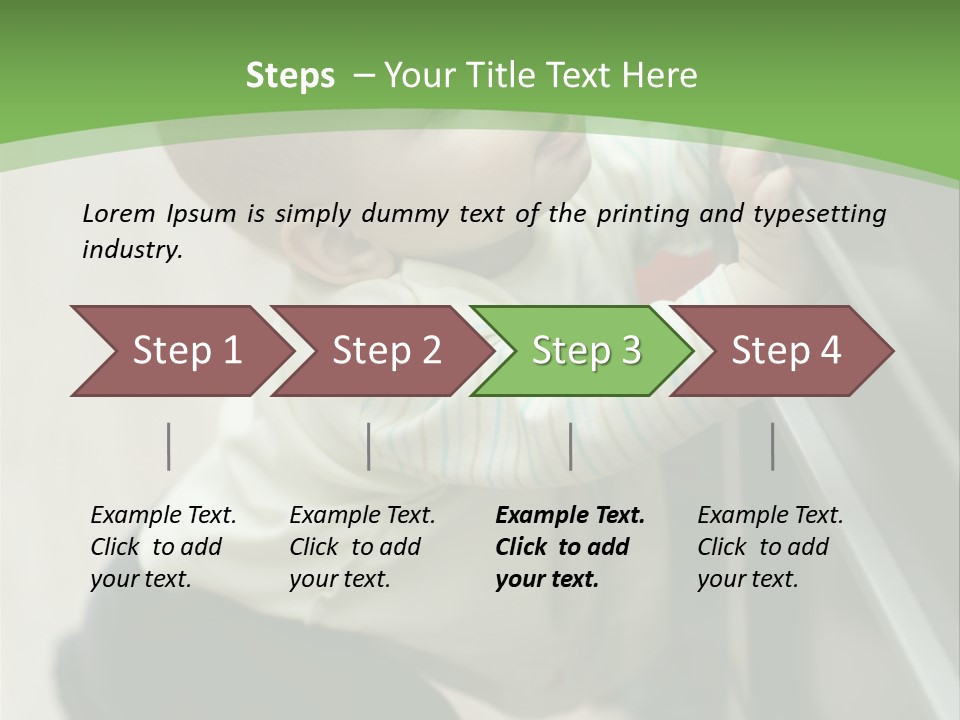 Room Infant Alone PowerPoint Template