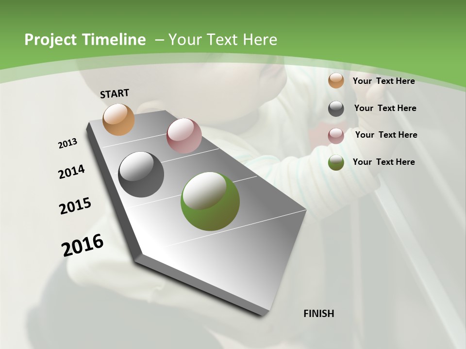 Room Infant Alone PowerPoint Template