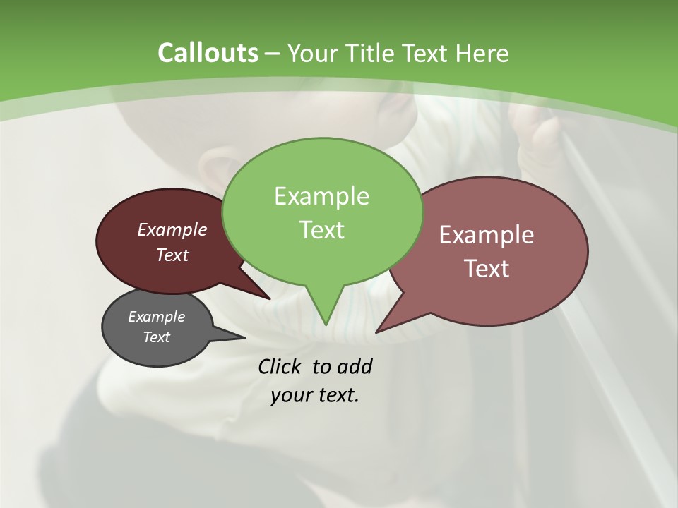 Room Infant Alone PowerPoint Template