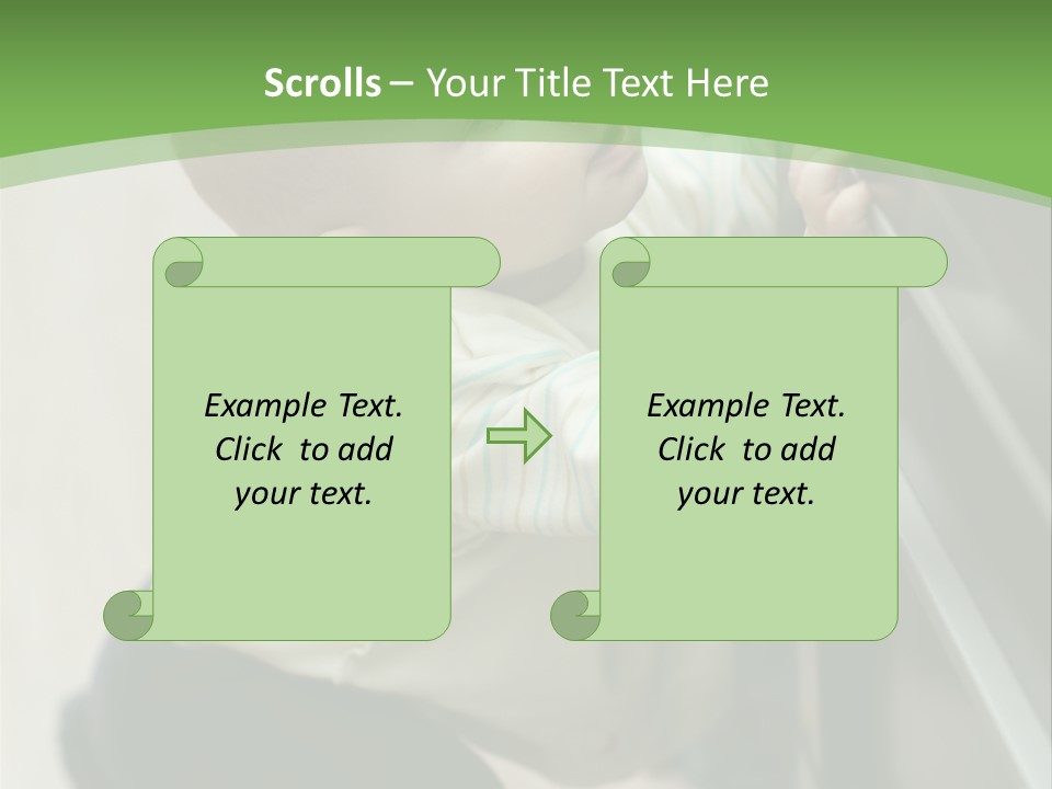 Room Infant Alone PowerPoint Template