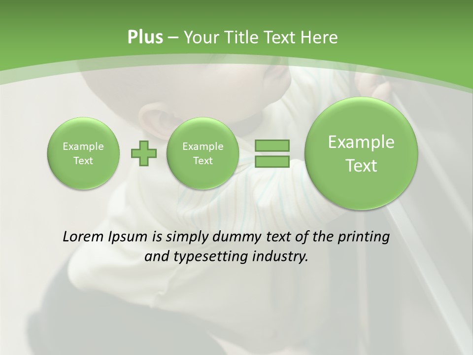 Room Infant Alone PowerPoint Template
