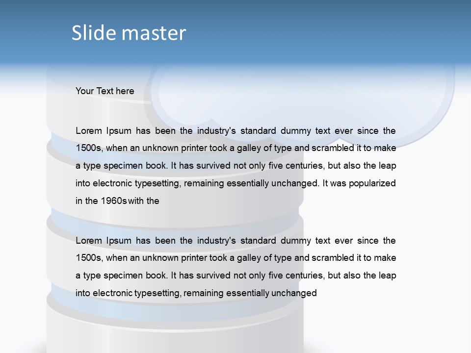 Information Backup Access PowerPoint Template