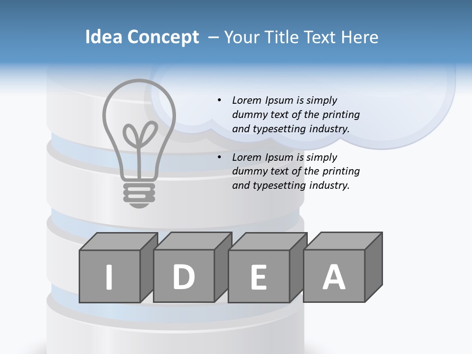 Information Backup Access PowerPoint Template