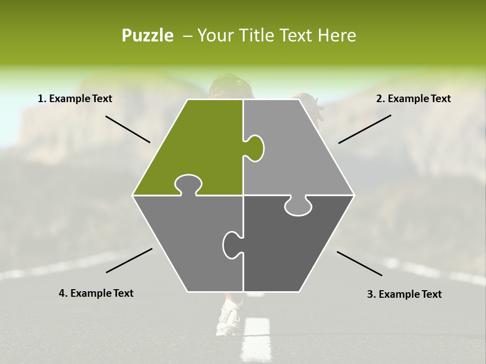 Runner Fit Healthy PowerPoint Template