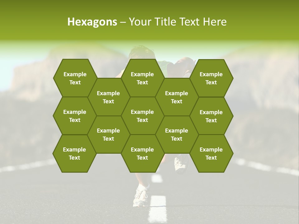 Runner Fit Healthy PowerPoint Template