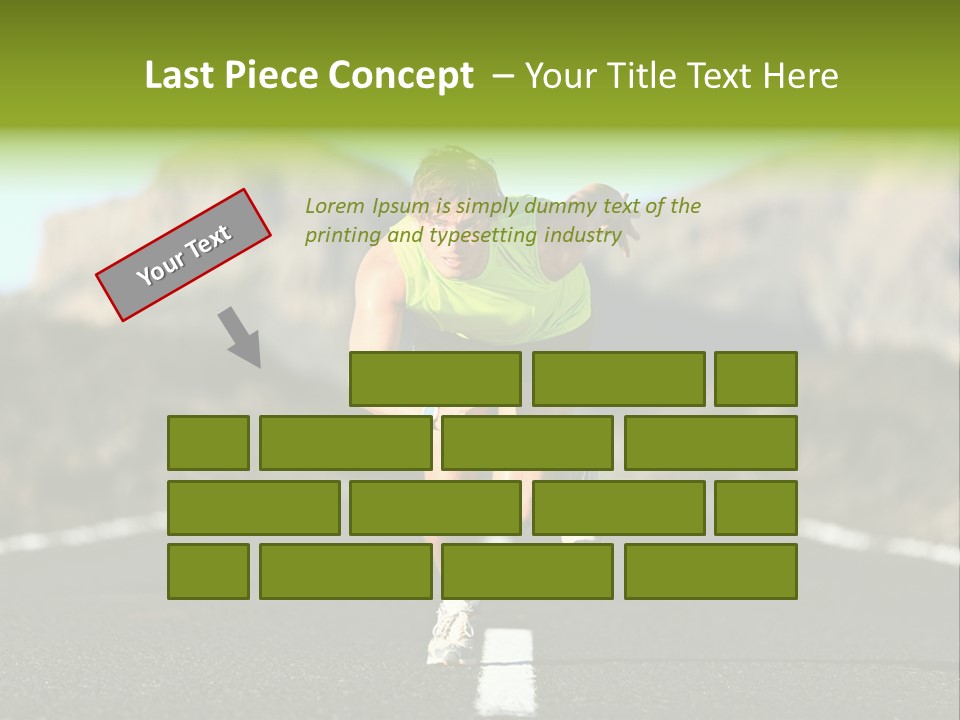 Runner Fit Healthy PowerPoint Template