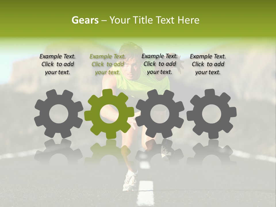 Runner Fit Healthy PowerPoint Template