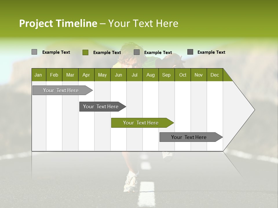 Runner Fit Healthy PowerPoint Template