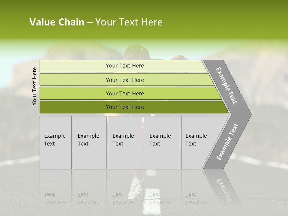 Runner Fit Healthy PowerPoint Template